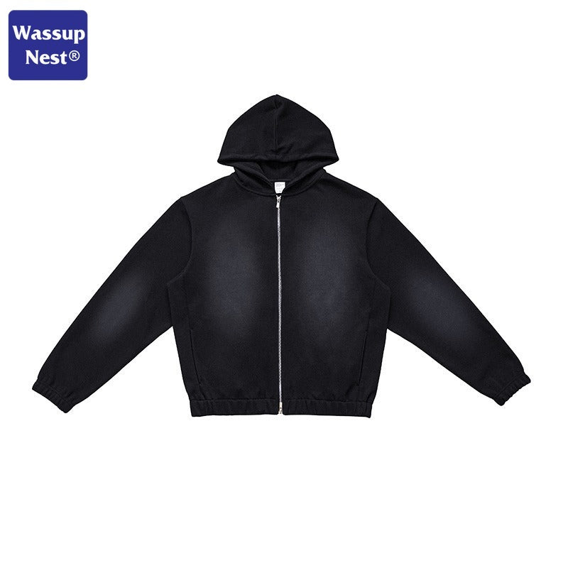 Cleanfit Scuba Knit Boxy Doublehead Zip Hoodie Set WN108UNFX908X909