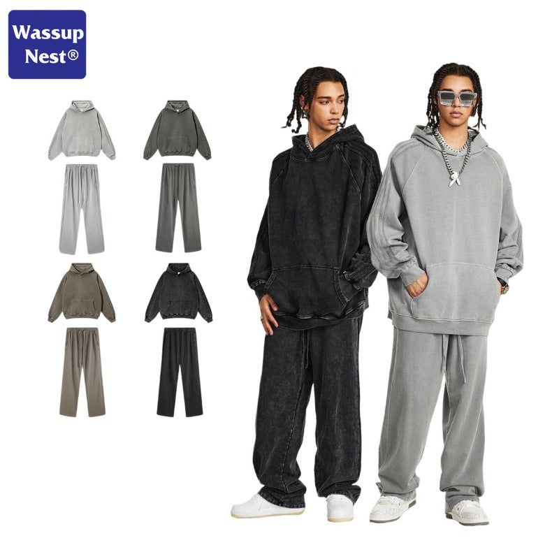 Washed Basic Sport Streaks Hoodie WN110BEW2432K3109