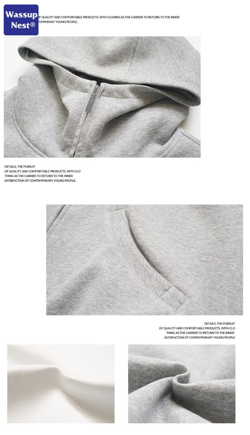 Heavyweight Scuba Knit Zip Hoodie WM106UNFUN8898