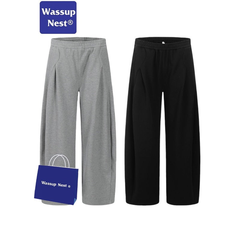 Scimitar-silhouette Loose Casual Sport Heavyweight Workwear Jeans WN216KNCK6631