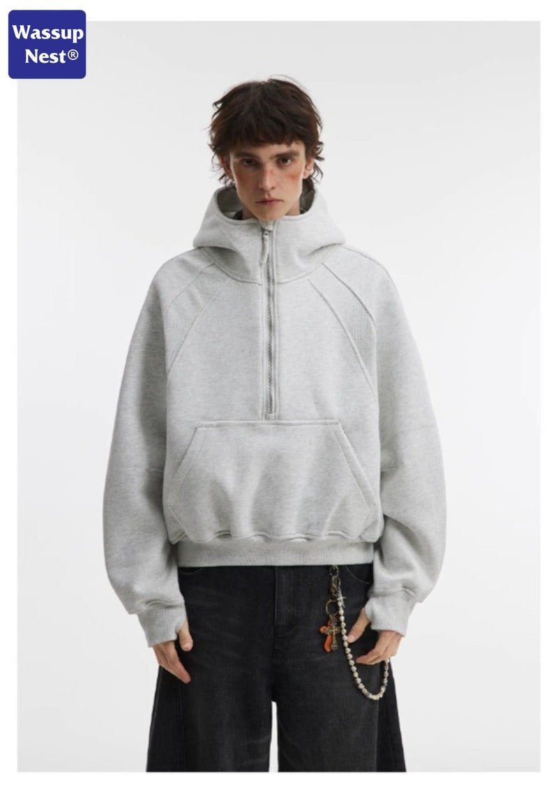 Cleanfit Vintage Multi-Panel UltraWeight Half-zip Hoodie WN107LLLWY988