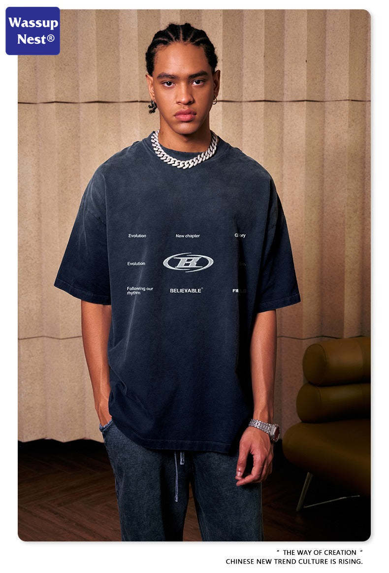 Retro Washed Monkey T-shirt WN001BE7501