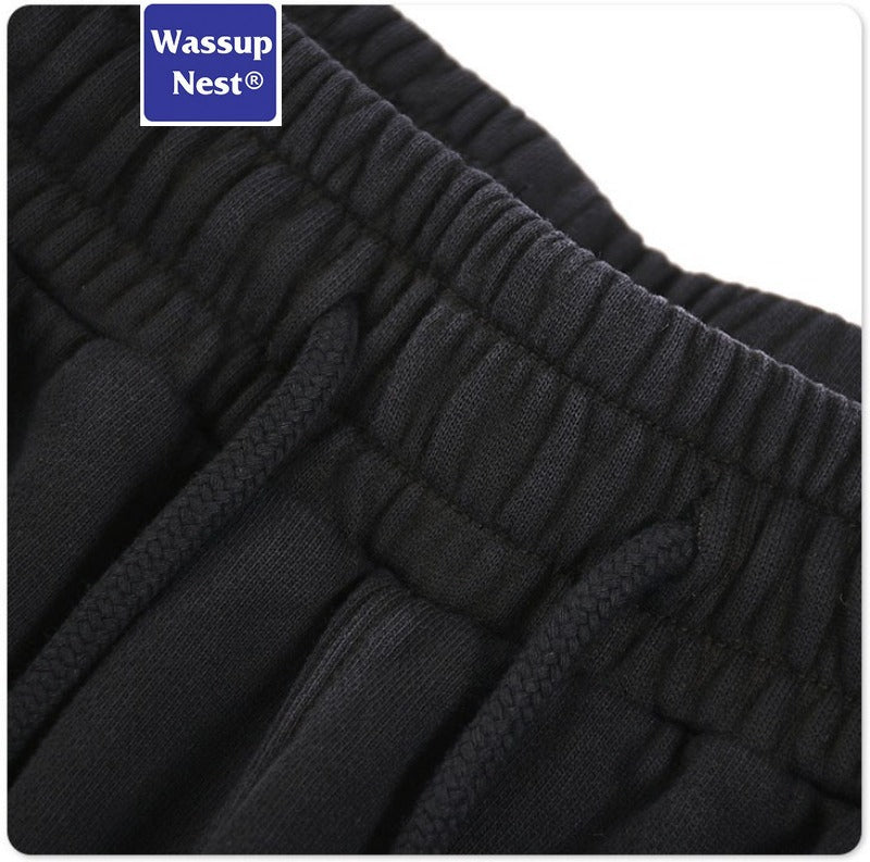 Straight Basic Washed Heavyweight Sprayed Sweatpants WN213WKL-10
