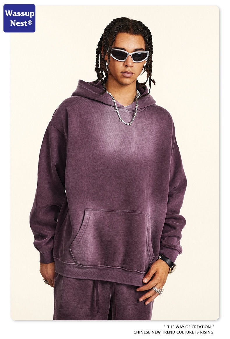 Retro Monkey Washed Hoodie Set WN102BEW23K29