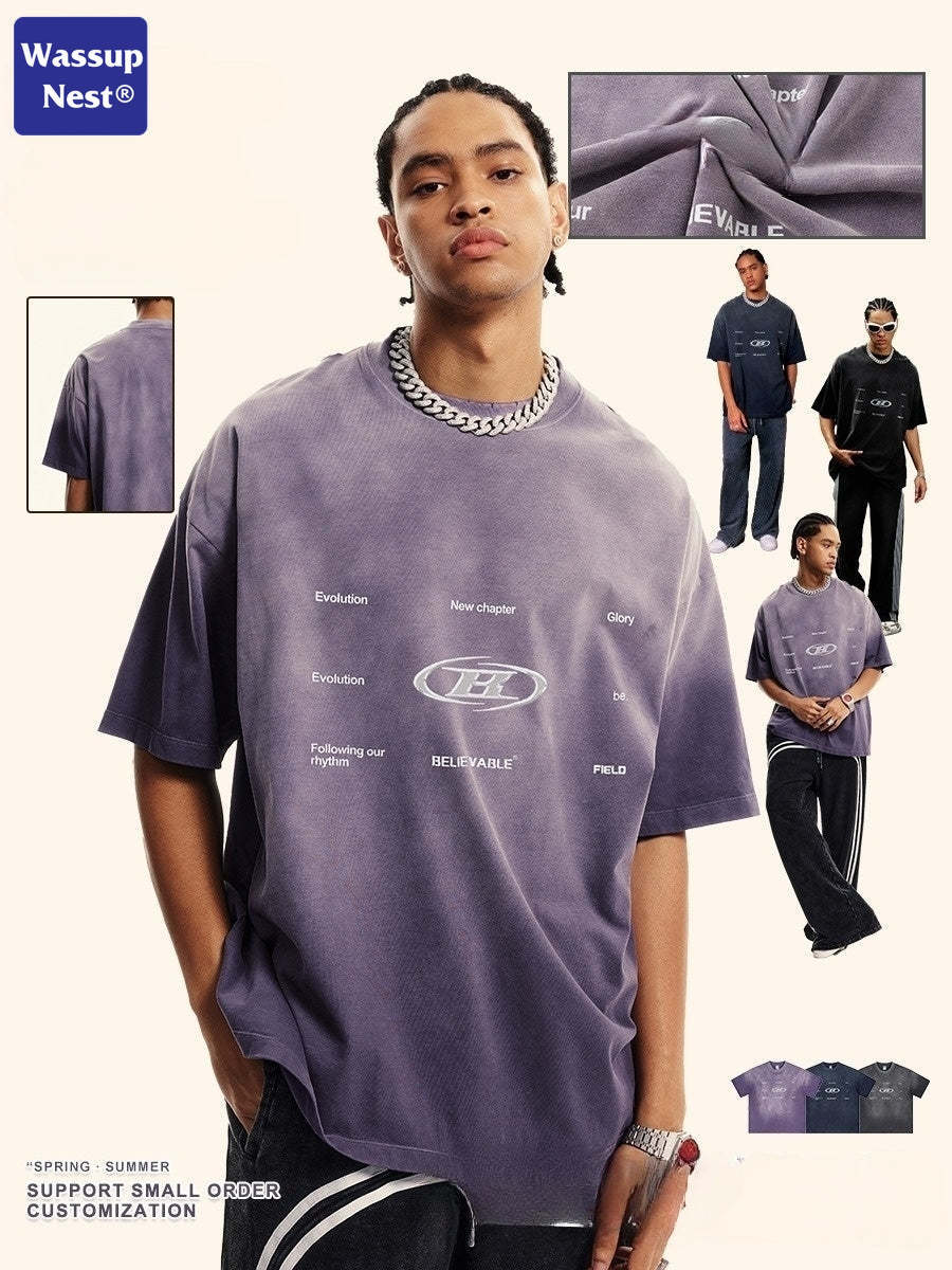 Retro Washed Monkey T-shirt WN001BE7501