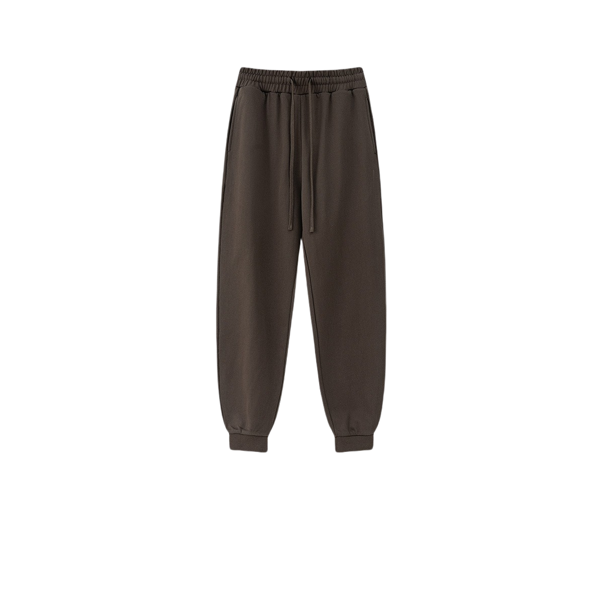 Scuba Knit Solid Color Drawstring Legs Sweatpants WN217BE24127