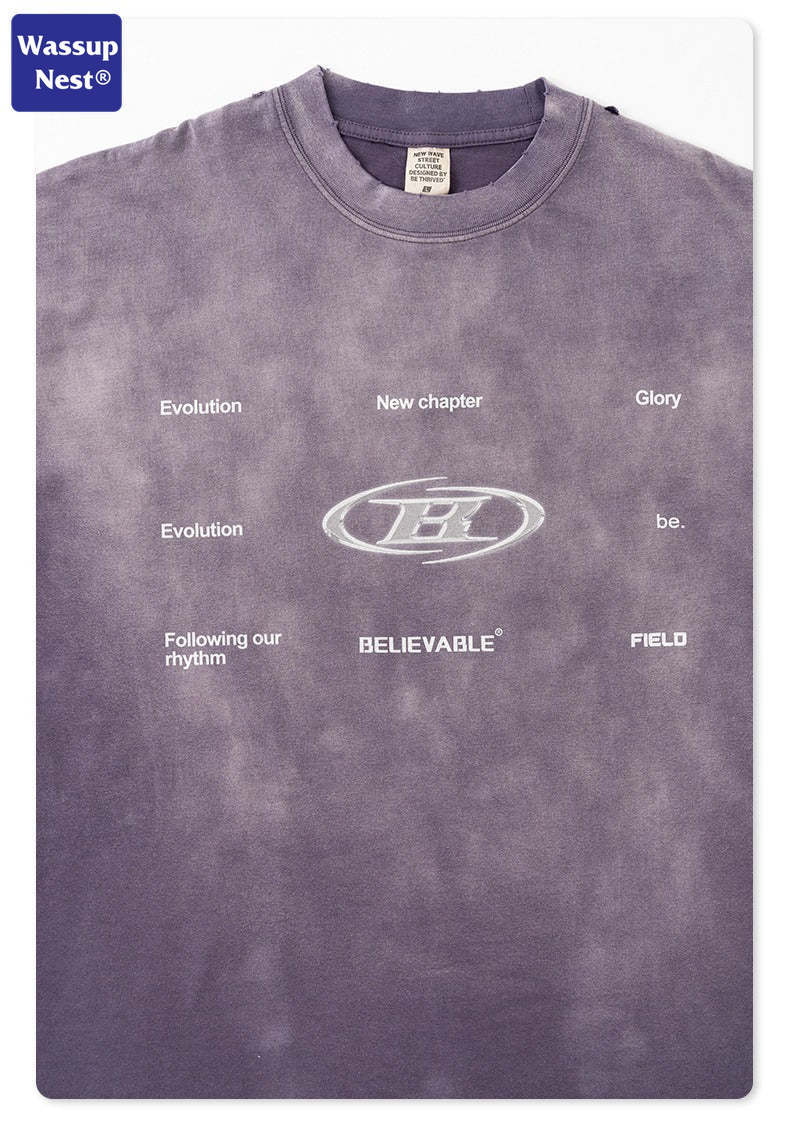 Retro Washed Monkey T-shirt WN001BE7501