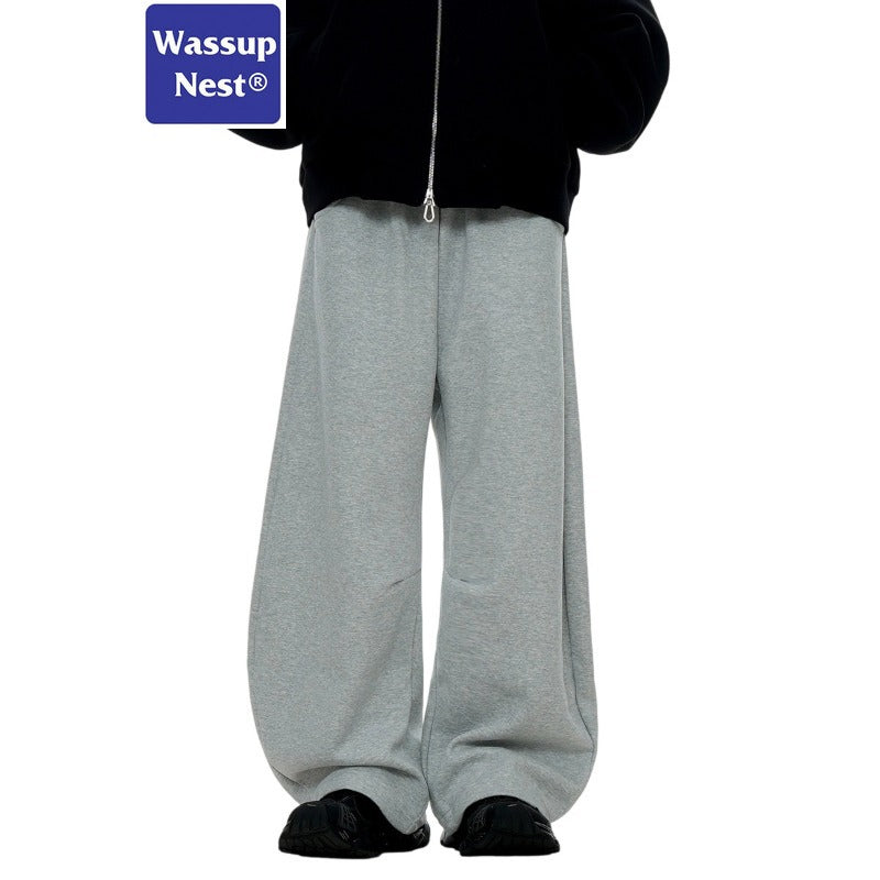 【GREY PRE-SALE】Cleanfit Scimitar-Silhouette Sweatpants WN209CK6630