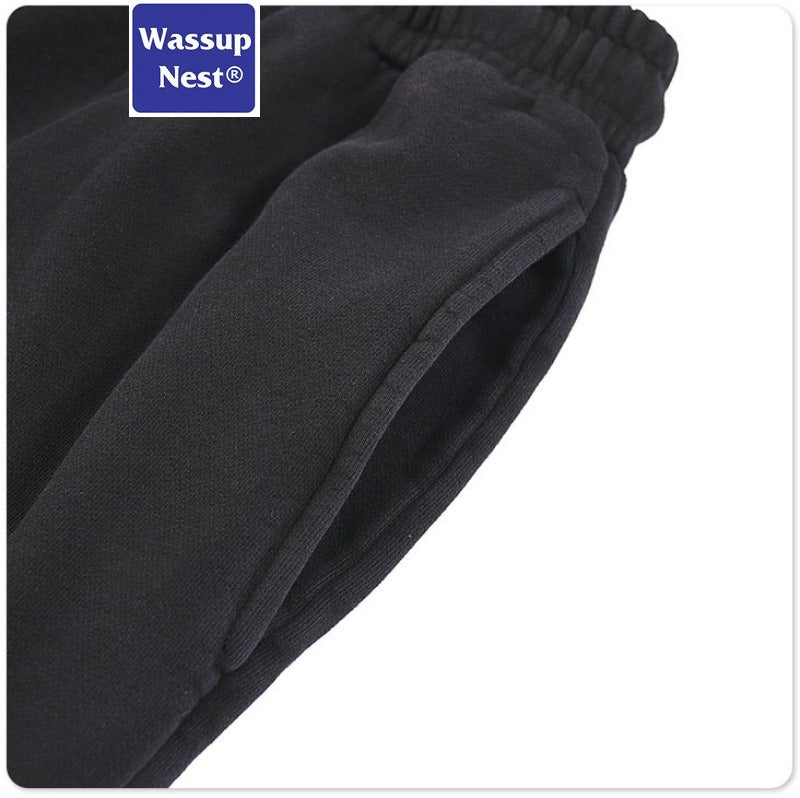 Straight Basic Washed Heavyweight Sprayed Sweatpants WN213WKL-10
