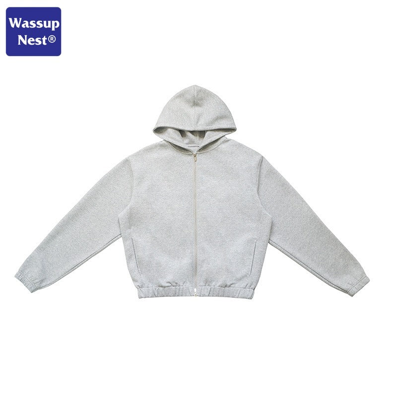 Cleanfit Scuba Knit Boxy Doublehead Zip Hoodie Set WN108UNFX908X909