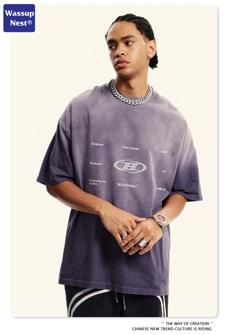 Retro Washed Monkey T-shirt WN001BE7501