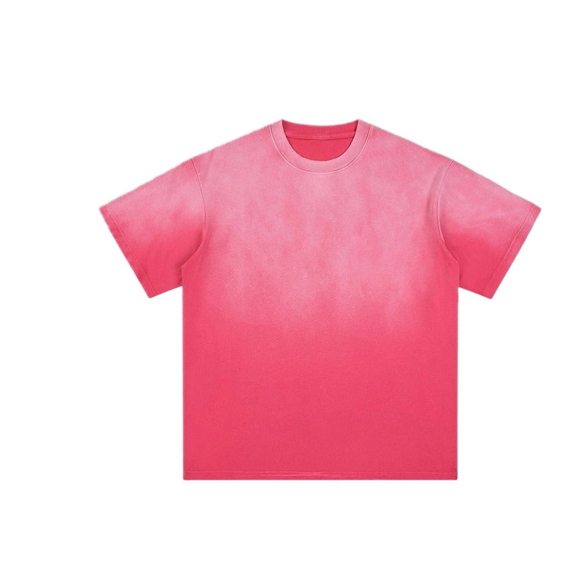 Oversize Heavyweight Washed Tie-Dye Cotton T-shirt WM204 WN002BLNCGX17