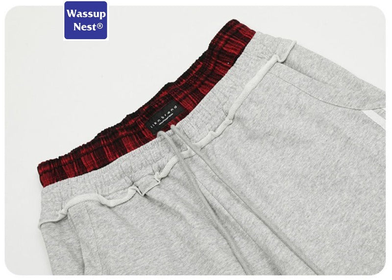 False Two-Piece Straight Sweatpants WN212KN6569