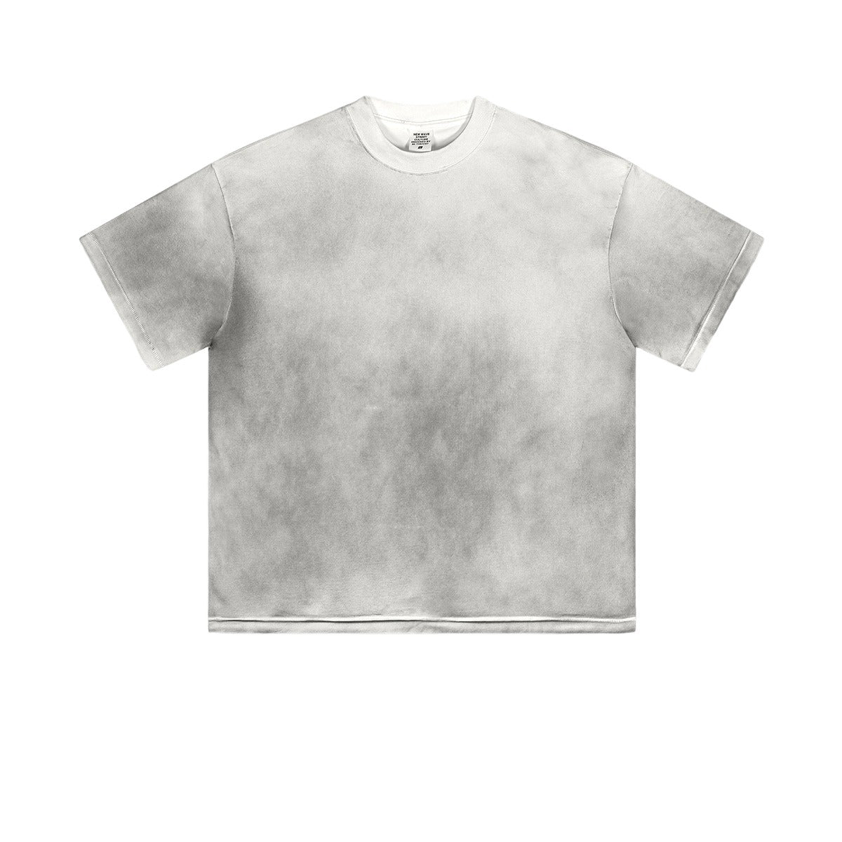 Basic Grunge Washed Old Craft and Dirty T-shirt WN003BES2019