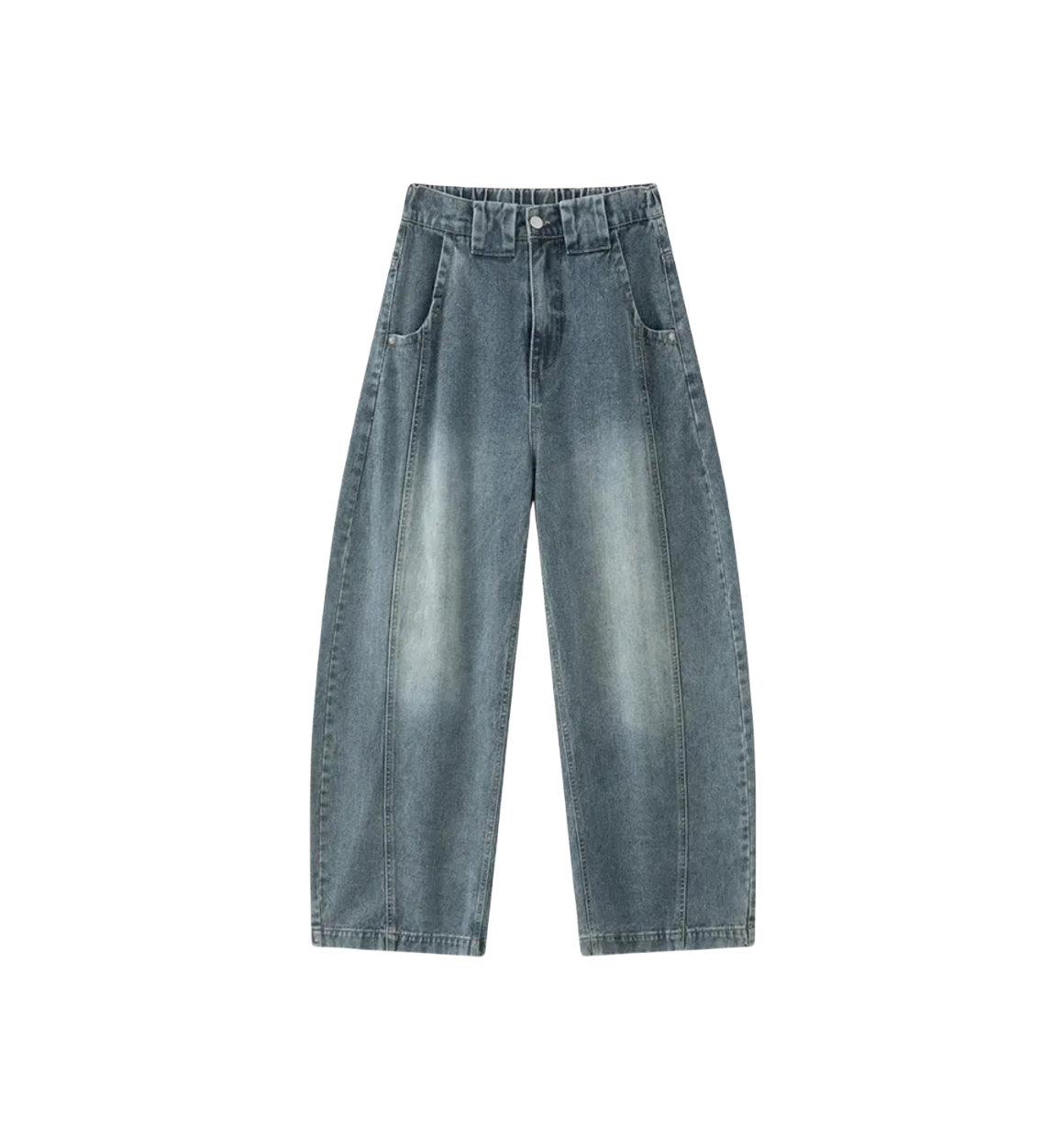 Retro Washed Old Craft Oversize Scimitar-silhouette Jeans WN225HOTRULES