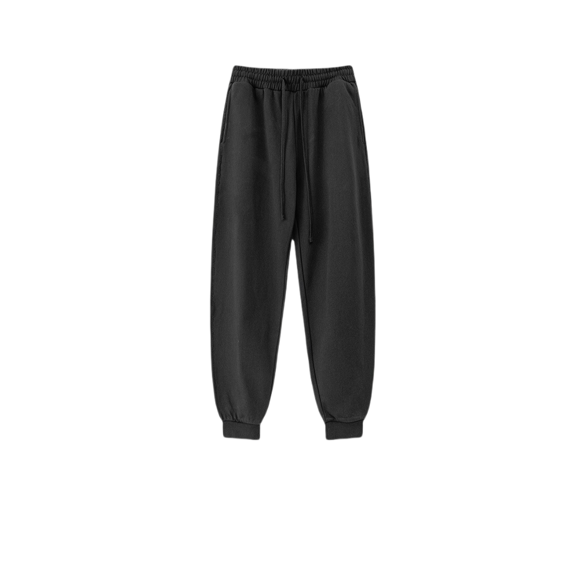 Scuba Knit Solid Color Drawstring Legs Sweatpants WN217BE24127