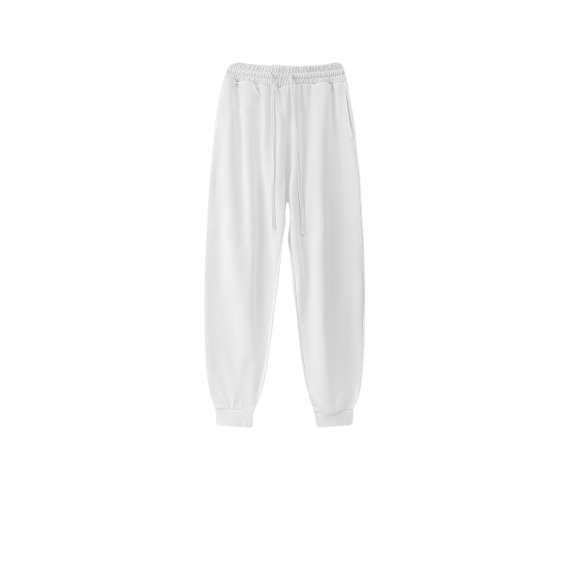 Scuba Knit Solid Color Drawstring Legs Sweatpants WN217BE24127