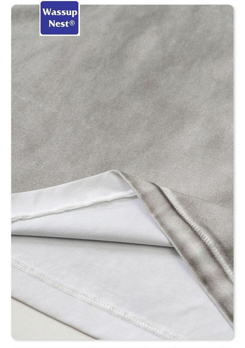 Basic Grunge Washed Old Craft and Dirty T-shirt WN003BES2019