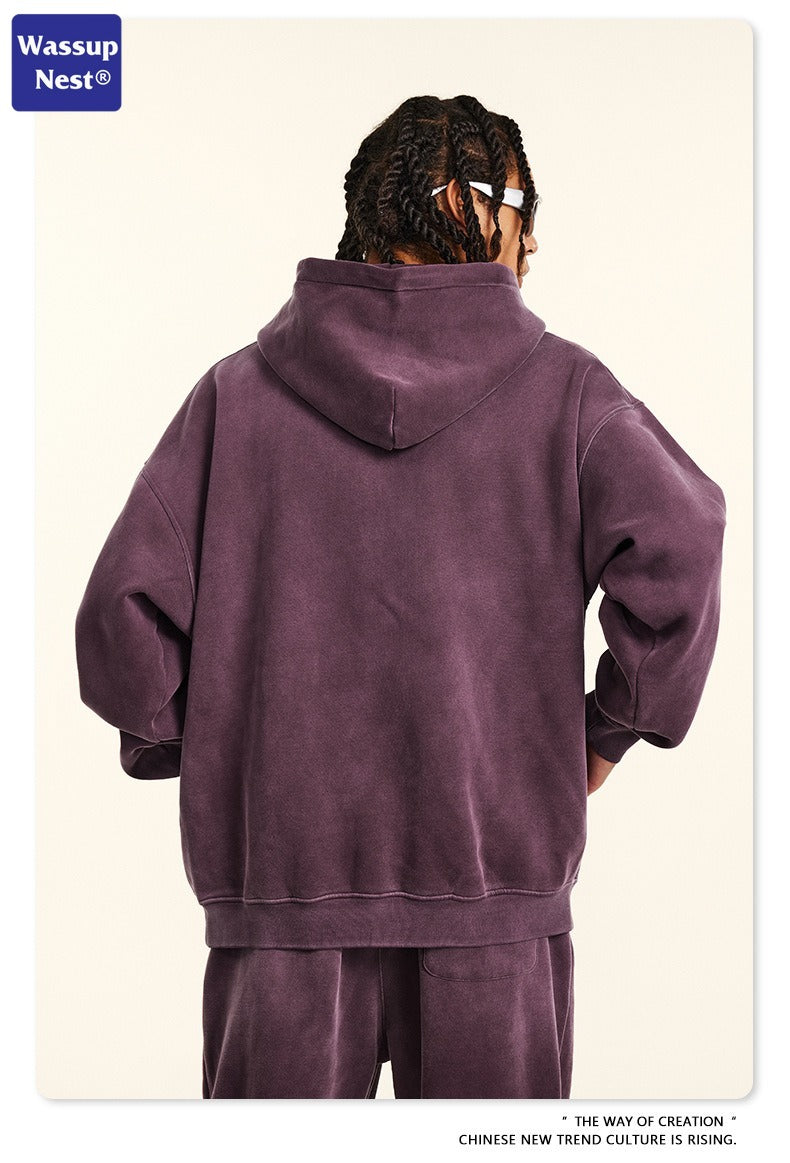 Retro Monkey Washed Hoodie Set WN102BEW23K29