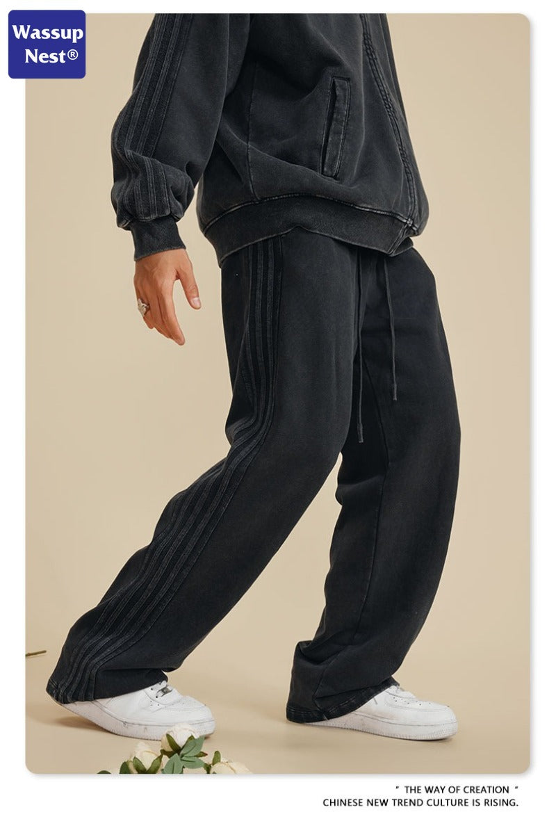Washed Basic Sport Streaks Hoodie WN110BEW2432K3109