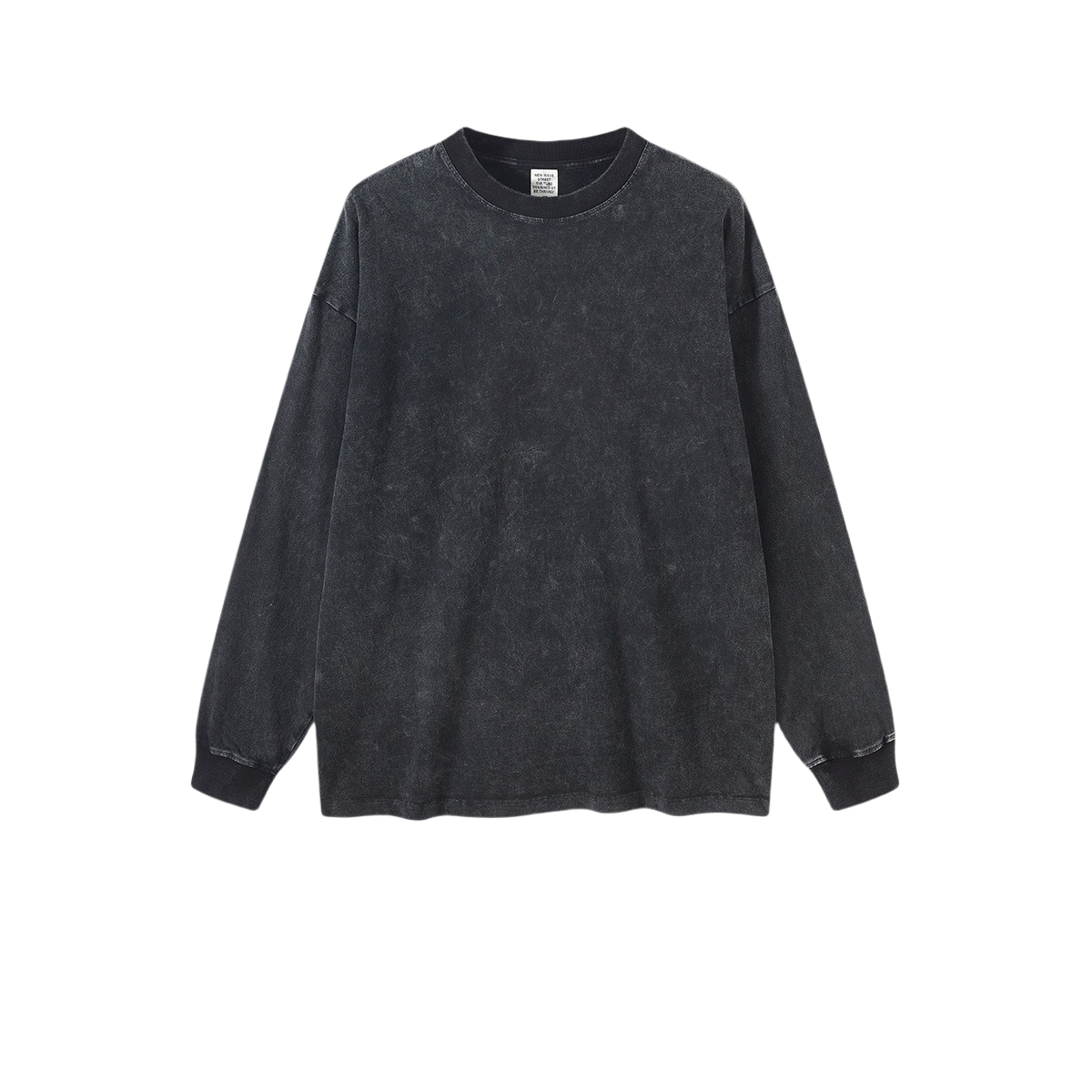 Loose Hand Painted Dirtyfit Graffiti Washed Long Sleeve T-shirt WN005BE5704