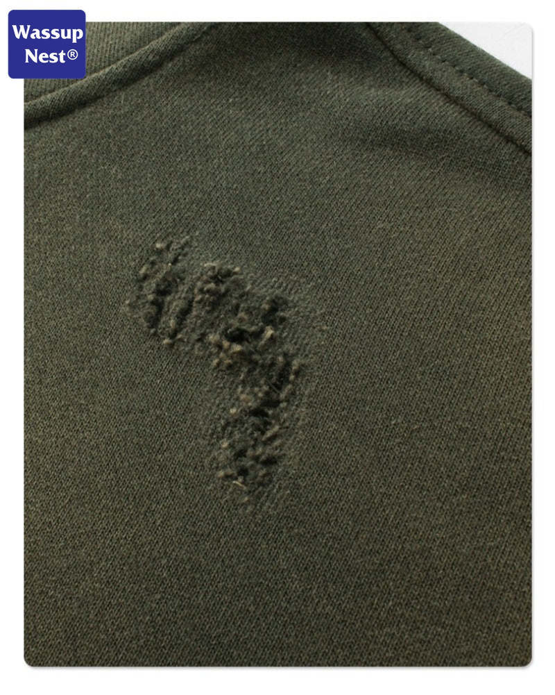 Washed Splattered Ink Ragged Vintage Hoodie WN104ARTIE2532