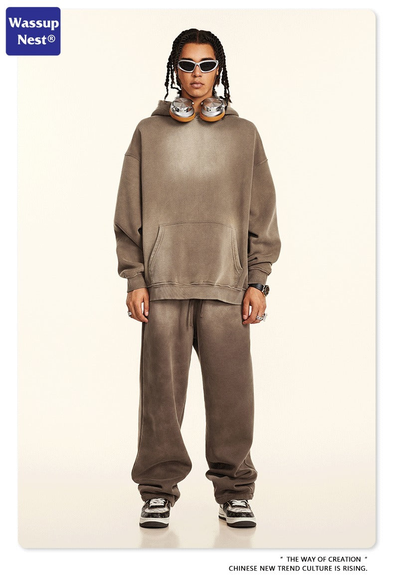 Retro Monkey Washed Hoodie Set WN102BEW23K29