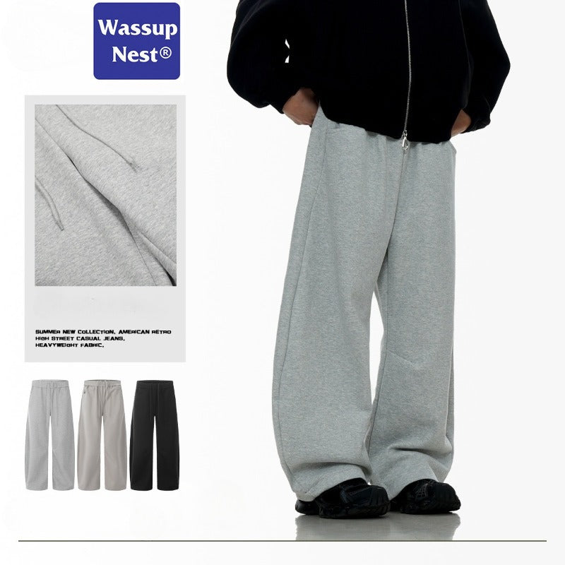 【GREY PRE-SALE】Cleanfit Scimitar-Silhouette Sweatpants WN209CK6630