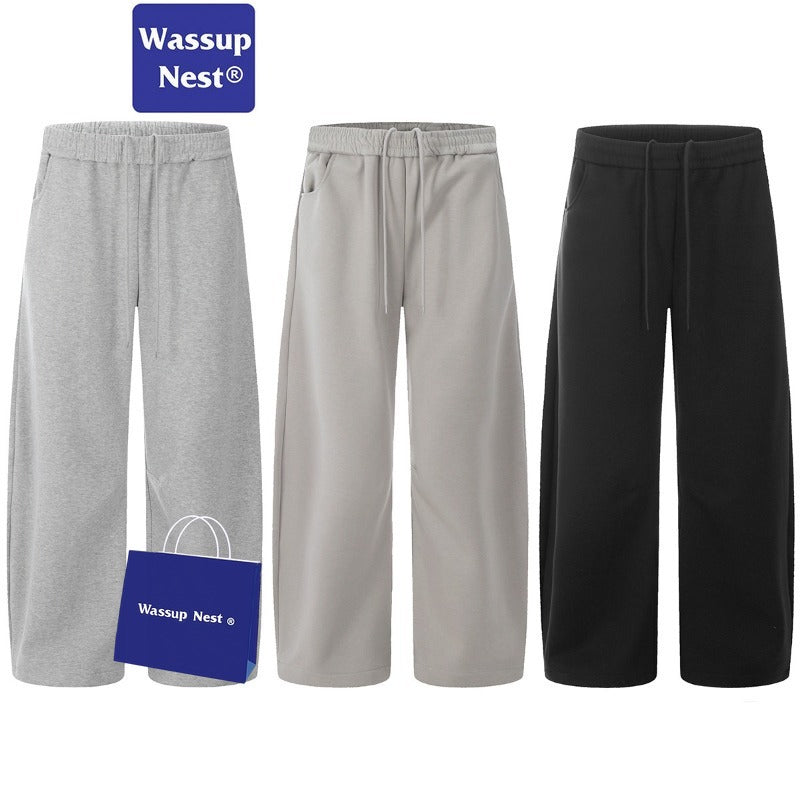 【GREY PRE-SALE】Cleanfit Scimitar-Silhouette Sweatpants WN209CK6630