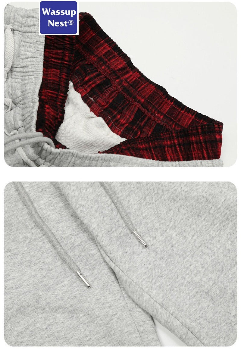False Two-Piece Straight Sweatpants WN212KN6569