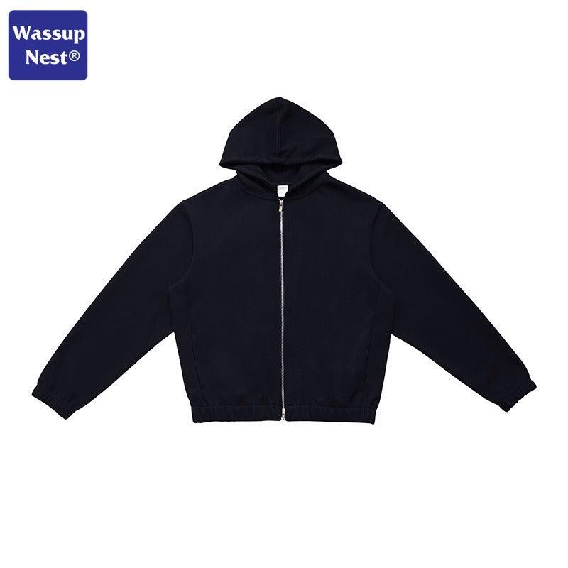 Cleanfit Scuba Knit Boxy Doublehead Zip Hoodie Set WN108UNFX908X909