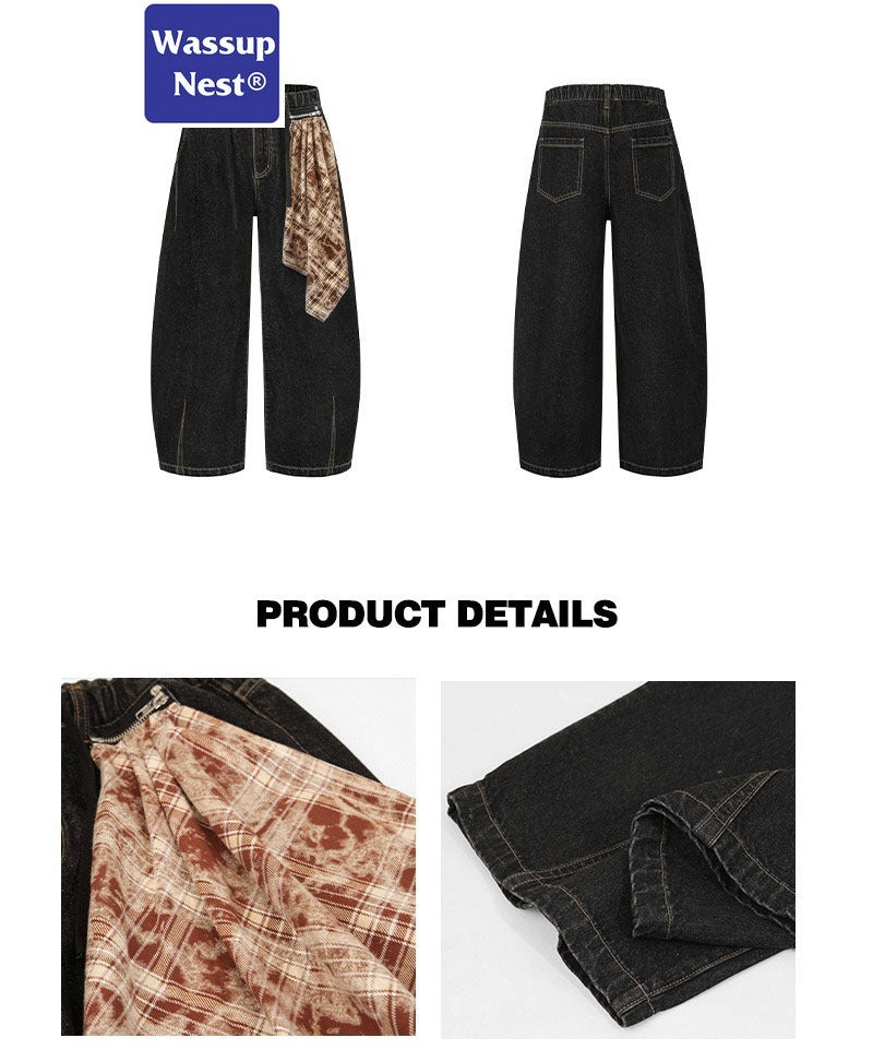 Cleanfit Baggy Retro Scimitar-silhouette Wide-legged, Loose-fitting Jeans WN226N8522