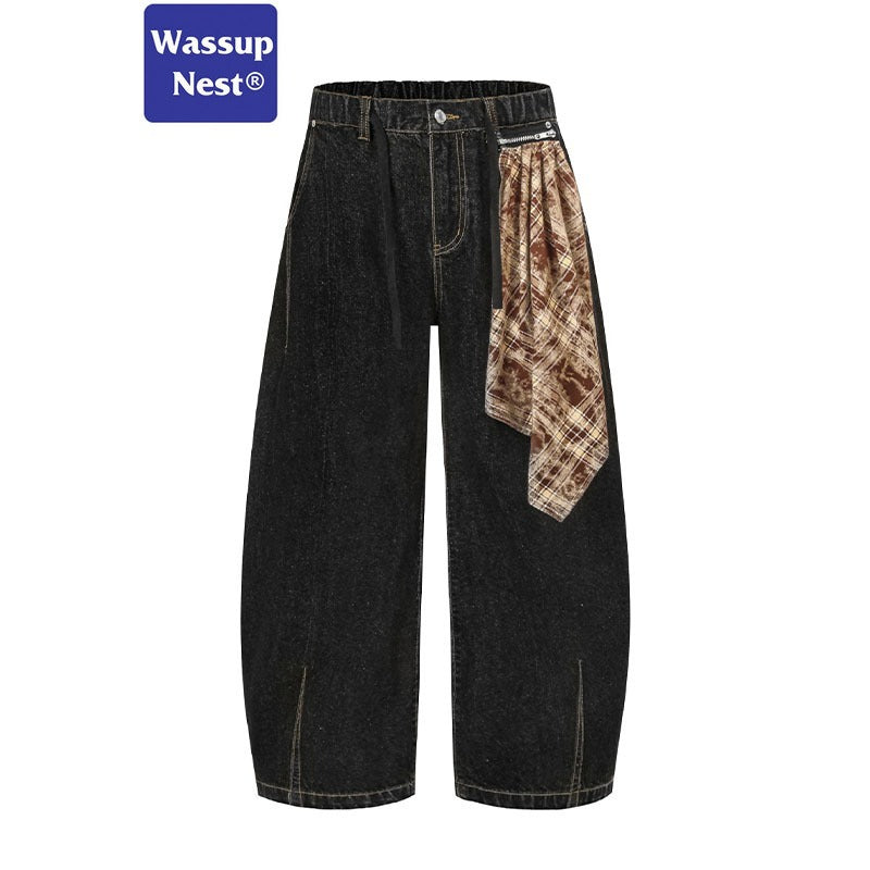 Cleanfit Baggy Retro Scimitar-silhouette Wide-legged, Loose-fitting Jeans WN226N8522