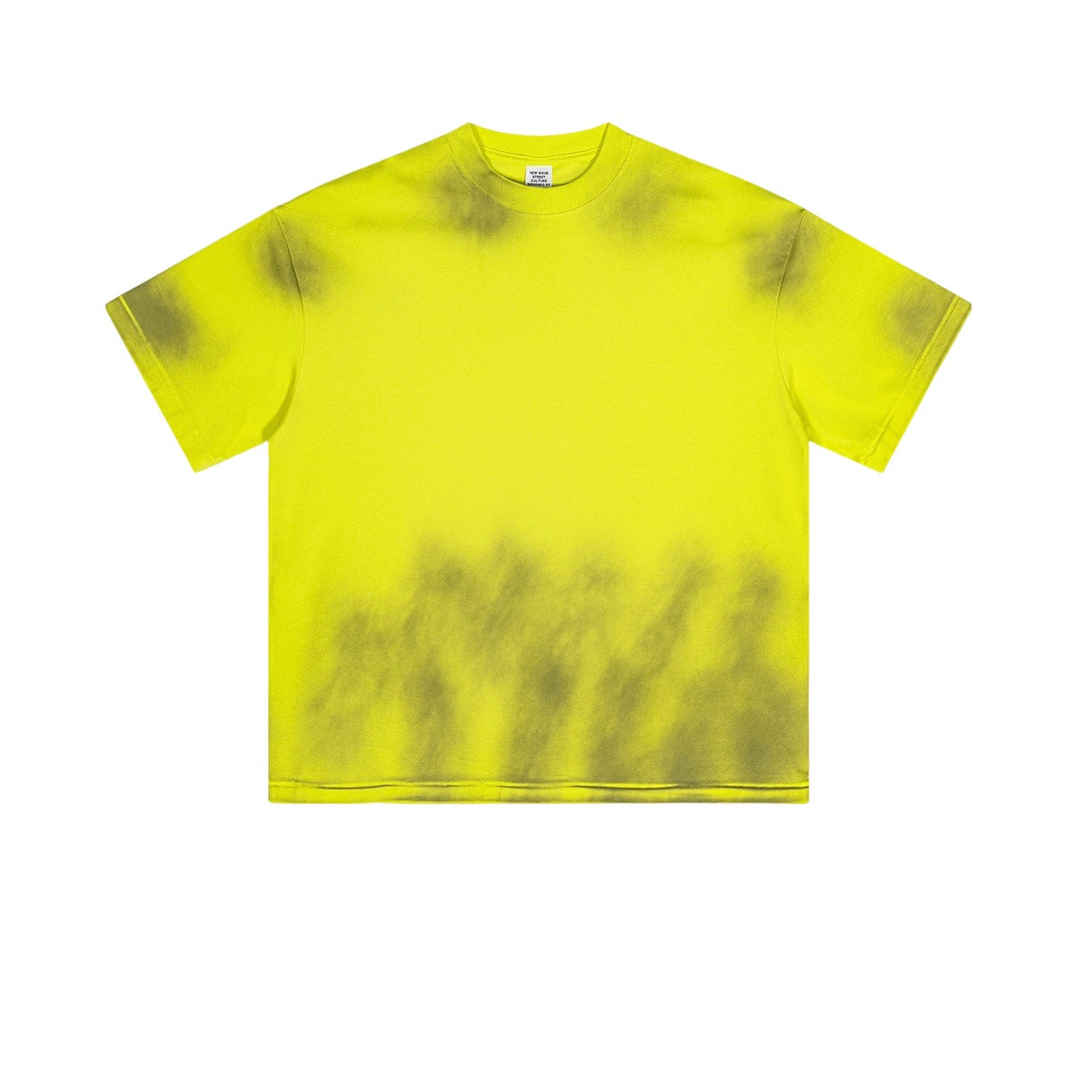 Basic Grunge Washed Old Craft and Dirty T-shirt WN003BES2019
