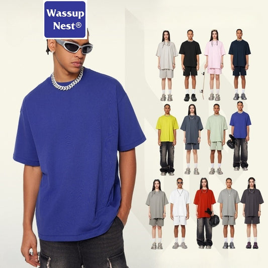 Ba Jia Loose-fitting Cool-feeling Fabric Solid Color Comfortable T-shirt WN004S1923