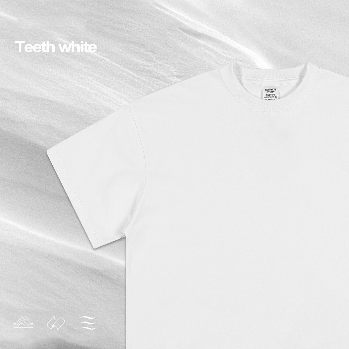 Ba Jia Loose-fitting Cool-feeling Fabric Solid Color Comfortable T-shirt WN004S1923